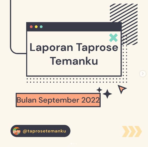 Diskominfosp Laporan Bulanan Taprose Temanku Bulan September